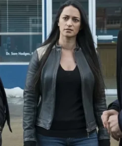 Resident Alien Asta Twelvetrees Black Leather Jacket