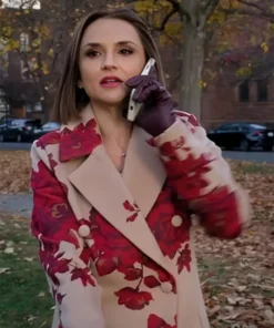 Sisterhood Inc 2025 Rachael Leigh Cook Floral Trench Coat