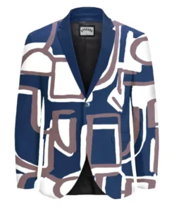 Stegaro Abstract Art Blazer