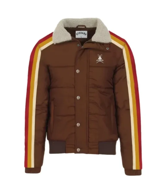 Stegaro Brown Puffer Jacket
