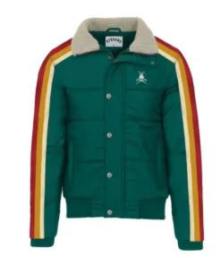 Stegaro Dark Green Puffer Jacket