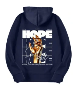 Stegaro Hope Navy Blue Hoodie