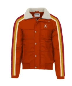 Stegaro Orange Puffer Jacket