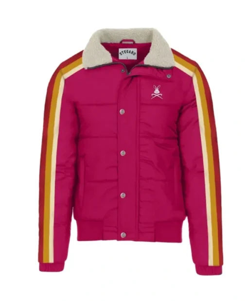 Stegaro Pink Puffer Jacket