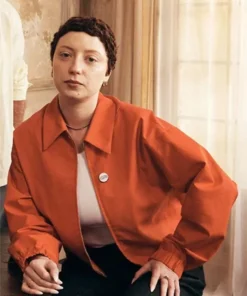 Surviving Earth 2025 Thea Gajic Orange Cotton Jacket