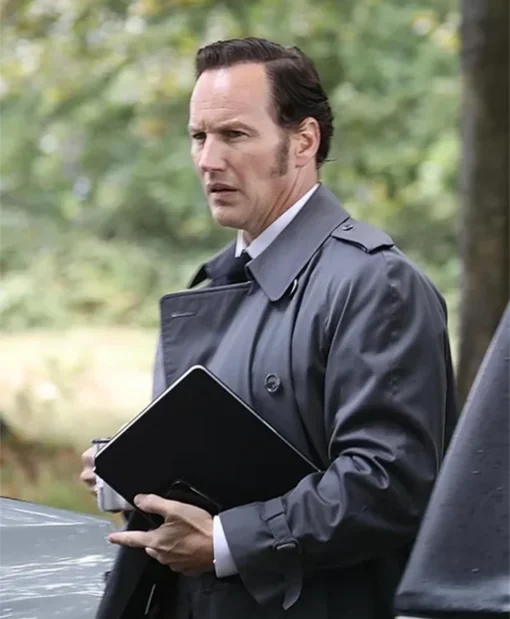 The Conjuring Last Rites 2025 Patrick Wilson Grey Coat
