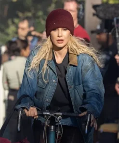 The Electric State 2025 Michelle Denim Jacket