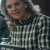 The Residence 2025 Eliza Coupe Checkered Jacket