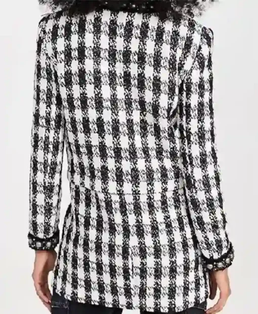 The Residence 2025 Eliza Coupe Checkered Tweed Jacket