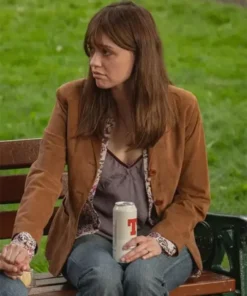 Toxic Town S01 Aimee Lou Wood Brown Blazer