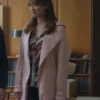 Toxic Town S01 Aimee Lou Wood Pink Trench Coat
