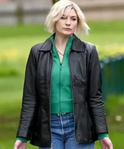 Toxic Town S01 Jodie Whittaker Black Jacket