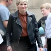 Toxic Town S01 Jodie Whittaker Black Leather Jacket