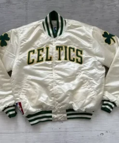 90s Boston Celtics Vintage Varsity Jacket