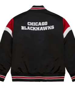 Buy Now Chicago Blackhawks Heavyweight Black Varsity Jacket For Men And Women