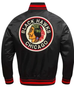 Buy Now Chicago Blackhawks Retro Classic Black Varsity Jacket For Men And Women