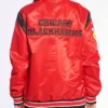Buy Now Chicago Blackhawks Teddy Red Varsity Jacket For Men And Women