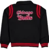 Buy Now Chicago Bulls Sport Night Teddy Black Letterman Varsity Jacket For Men And Women