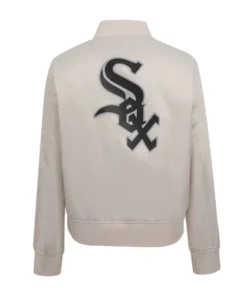 Buy Now Chicago White Sox Classic White Varsity Jacket For Men And Women