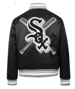 Buy Now Chicago White Sox Mashup Black Varsity Jacket For Men And Women