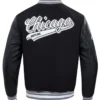Buy Now Chicago White Sox Script Tail Classic Black Varsity Jacket For Men And Women