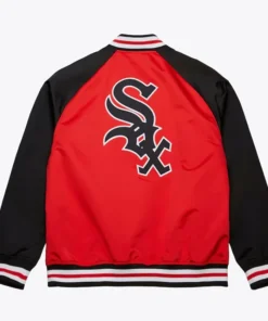 Buy Now Chicago White Sox Vintage Logo Double Clutch Varsity Jacket For Unisex
