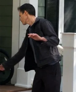 Buy Now Hub Halloran TV-Series The Bondsman 2025 Kevin Bacon Black Denim Jacket For Unisex