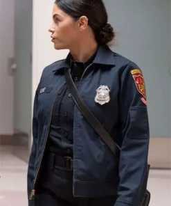 Buy Now Jenna Dewan TV-Series The Rookie Season 07 Bailey Nune Blue Uniform Cotton Jacket For Unisex