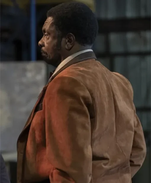 Buy Now Keith David TV-Series Duster 2025 Ezra Brown Suede Leather Blazer For Unisex