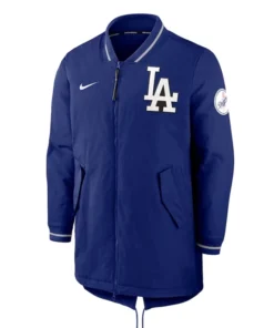 Buy Now Los Angeles Dodgers Dugout Performance Deep Royal Jacket For Unisex