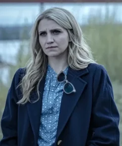 Buy Now Melissa Happy Face Season 01 Annaleigh Ashford Blue Wool Coat For Unisex