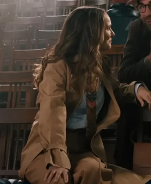 Buy Now Movie Fountain of Youth 2025 Natalie Portman Brown Coat For Men And Women