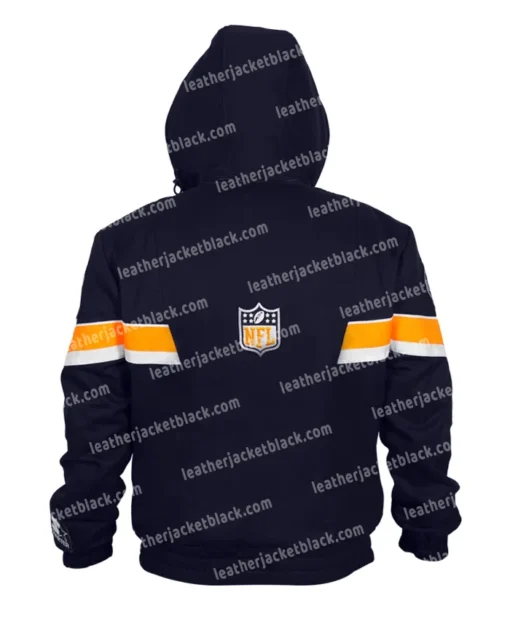 Buy Now OVO Chicago Bears Sideline Navy Blue Puffer Hooded Jacket For Men And Women