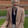 Buy Now Rebecca TV Mini Series The Stolen Girl Season 01 Holliday Grainger Beige Blazer For Unisex