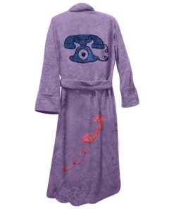 Buy Now Stegaro Purple Telephone Bath Robe For Men And Women