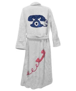 Buy Now Stegaro White Telephone Bath Robe For Men And Women
