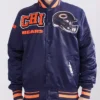 Chicago Bears Mashup Classic Navy Blue Varsity Jacket