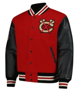 Chicago Blackhawks 2025 Winter Classic Coaches Varsity Jacket