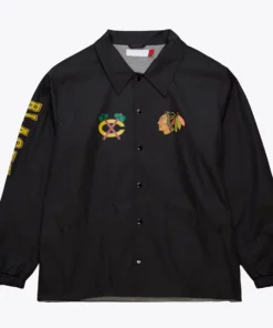Chicago Blackhawks Coaches Black Jacket