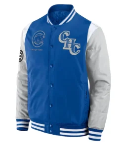 Chicago Cubs Elements Elite Royal Varsity Jacket