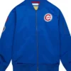 Chicago Cubs Vintage Logo Lightweight Royal Bomber Jacket