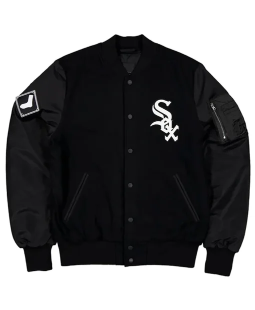 Chicago White Sox MA-1 Historic Black Varsity Jacket