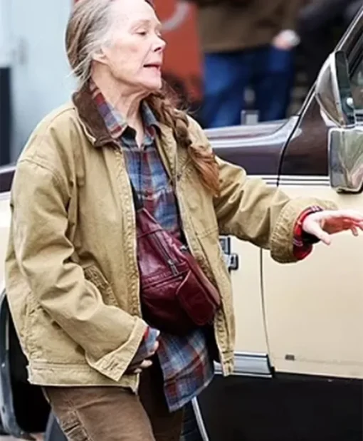 Dying for Sex 2025 Sissy Spacek Brown Cotton Jacket