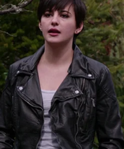 Grimm S04 Jacqueline Toboni Biker Leather Jacket