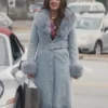 Grosse Pointe Garden Society S01 Melissa Fumero Denim Fur Coat