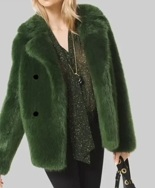 High Potential Kaitlin Olson Green Coat