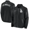Los Angeles Dodgers Dugout Black Bomber Jacket