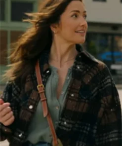 Ransom Canyon 2025 Minka Kelly Brown Plaid Shacket