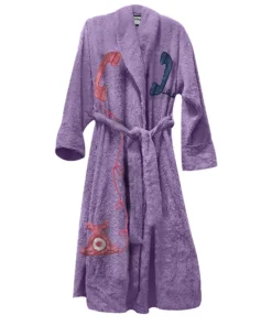 Stegaro Purple Telephone Bath Robe