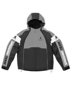 Stegaro Racing Team Speed Grey And Black Jacket